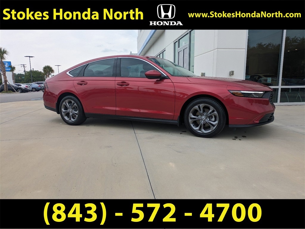 Certified 2024 Honda Accord EX with VIN 1HGCY1F36RA008299 for sale in Charleston, SC