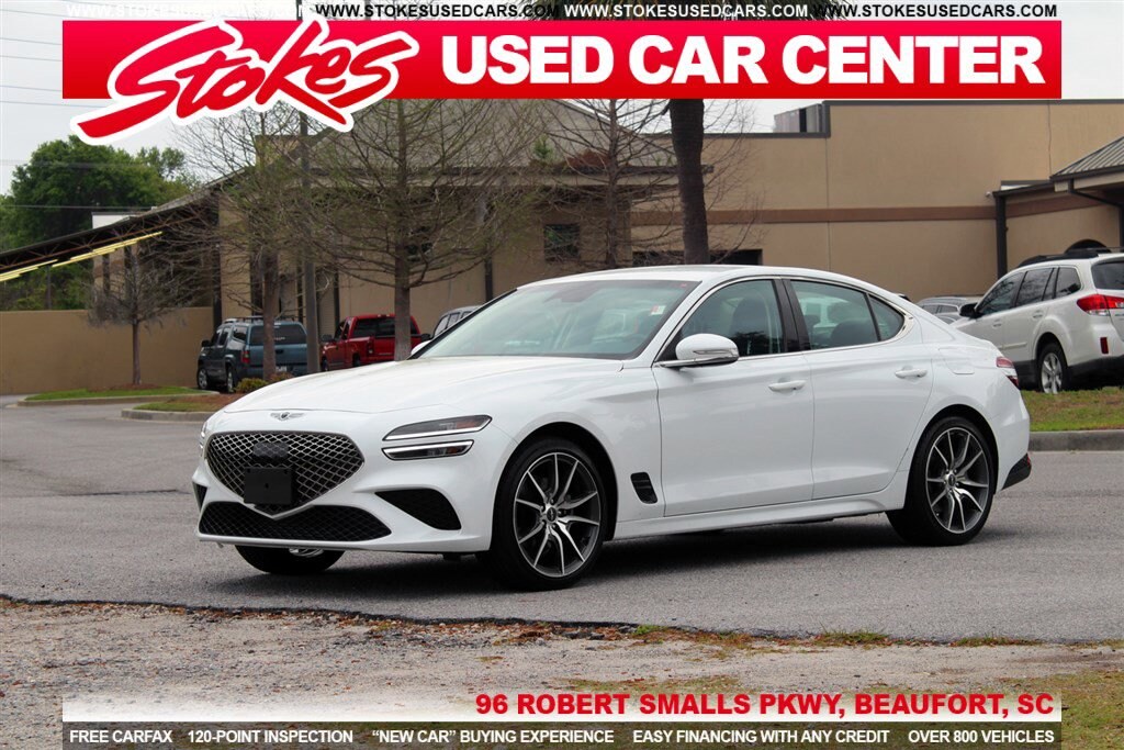 Used 2023 Genesis G70 For Sale at Stokes Kia VIN KMTG34TAXPU121267