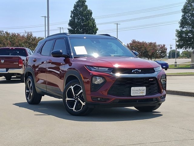 Used 2022 Chevrolet Trailblazer RS with VIN KL79MTSL9NB098409 for sale in Frisco, TX