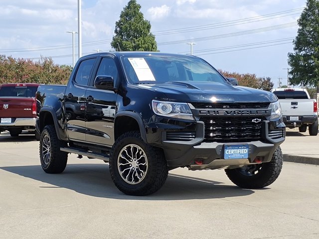 Certified 2022 Chevrolet Colorado ZR2 with VIN 1GCGTEEN5N1248379 for sale in Frisco, TX