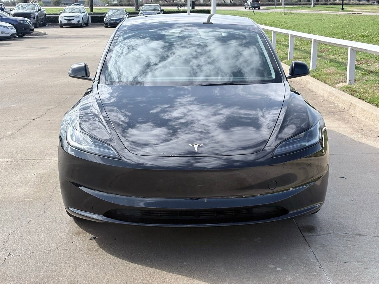 Used 2024 Tesla Model 3 Base with VIN 5YJ3E1EA4RF843638 for sale in Frisco, TX