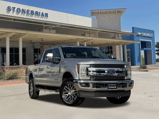 Silver 2018 Ford F-250 Super Duty Pickup Truck Four-Wheel Drive Automatic