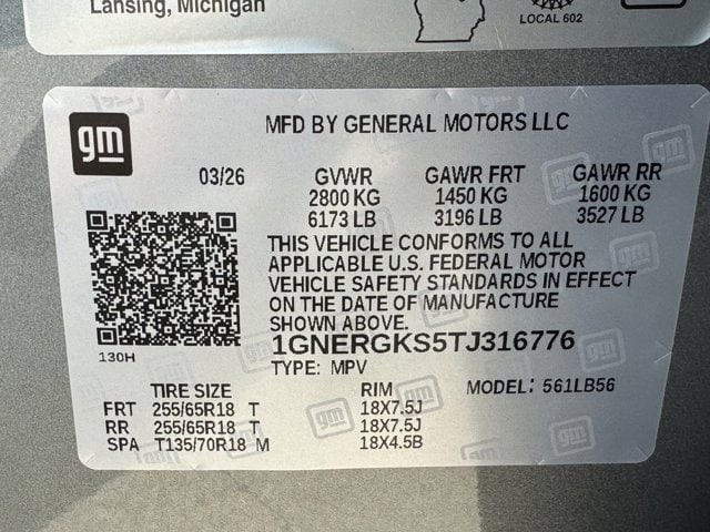 2026 Chevrolet Traverse LT - Photo 27
