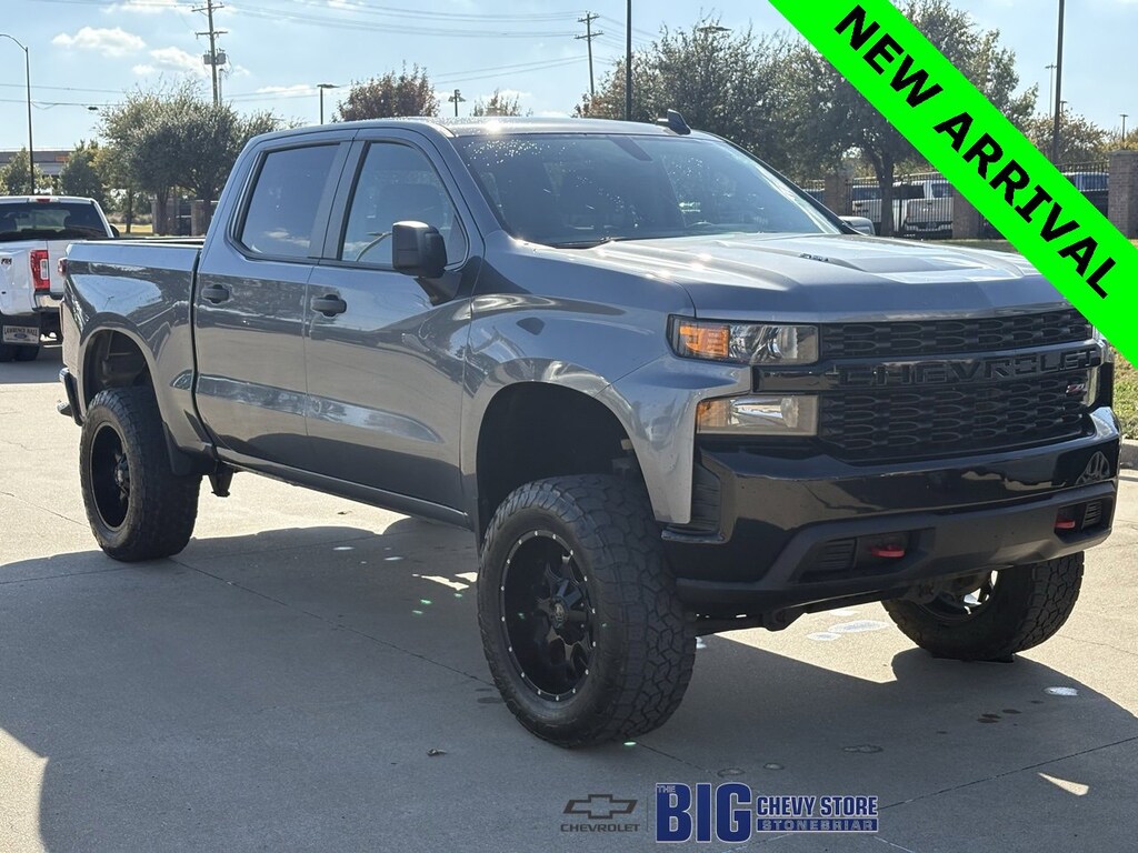 Used 2021 Chevrolet Silverado 1500 Custom Trail Boss Truck Crew Cab