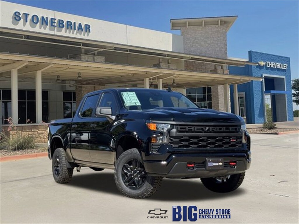 New 2026 Chevrolet Silverado 1500 Custom Trail Boss Truck Crew Cab