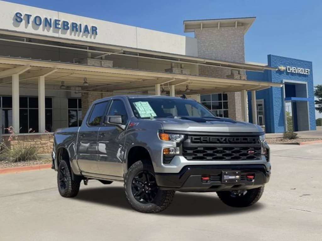 New 2026 Chevrolet Silverado 1500 Custom Trail Boss Truck Crew Cab