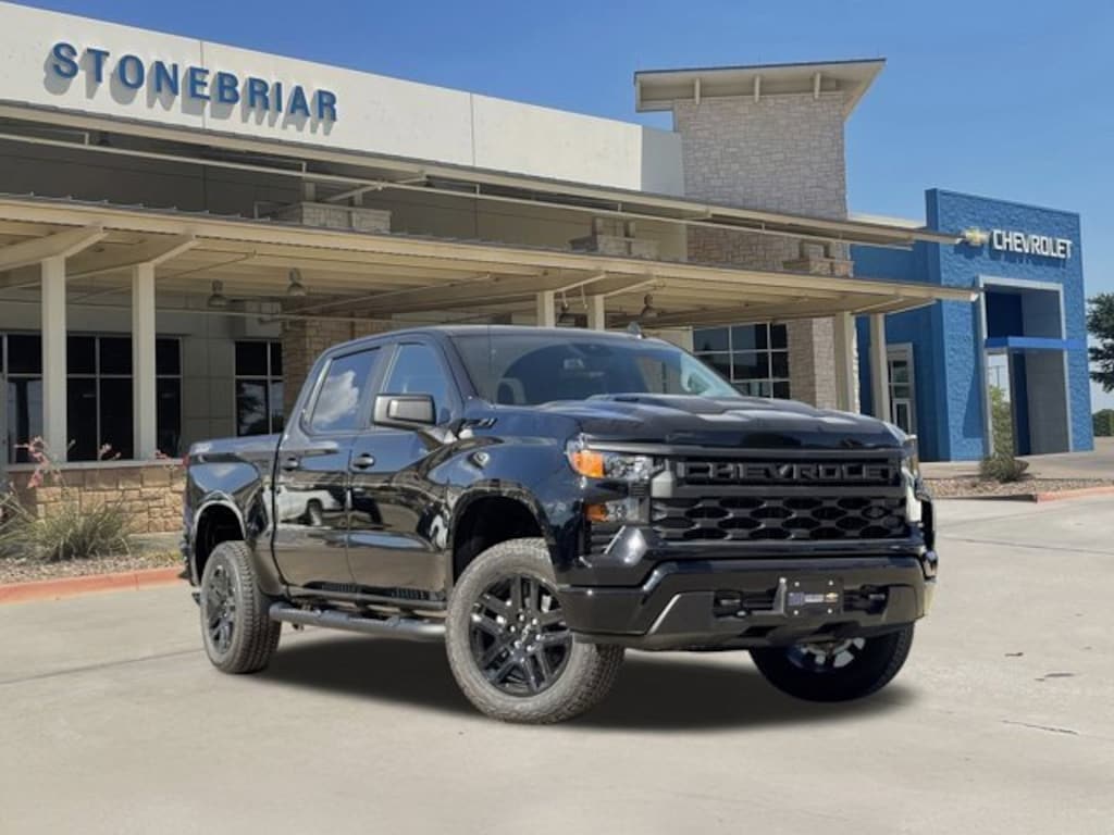 New 2026 Chevrolet Silverado 1500 Custom Trail Boss Truck Crew Cab