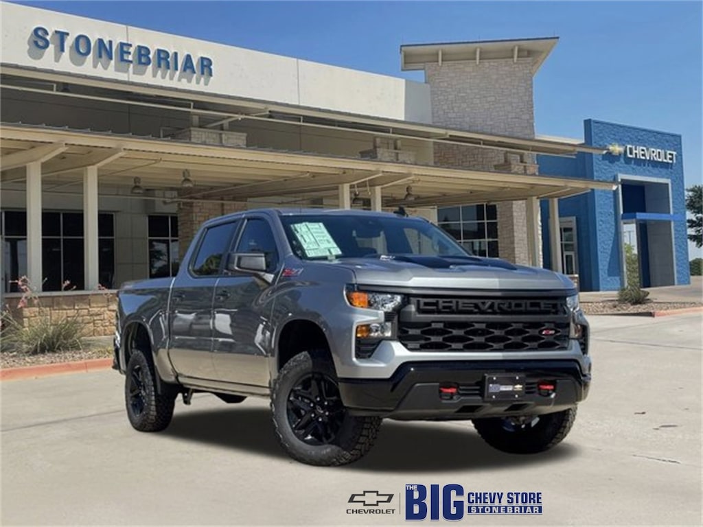 New 2026 Chevrolet Silverado 1500 Custom Trail Boss Truck Crew Cab