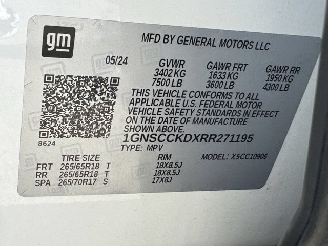 2024 Chevrolet Suburban LT - Photo 37