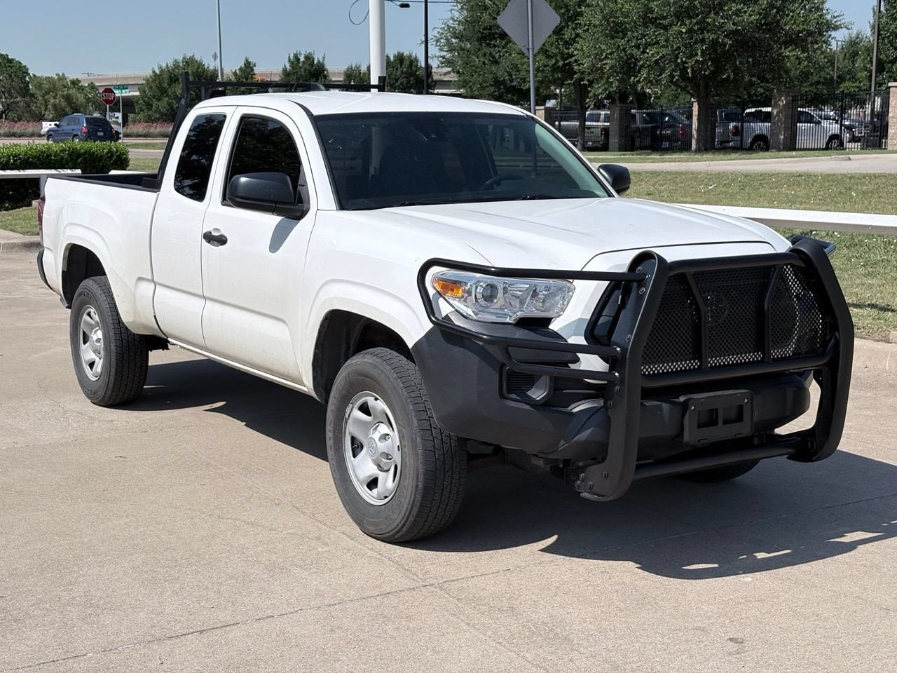 White 2021 Toyota Tacoma Pickup Truck 4X2 Automatic