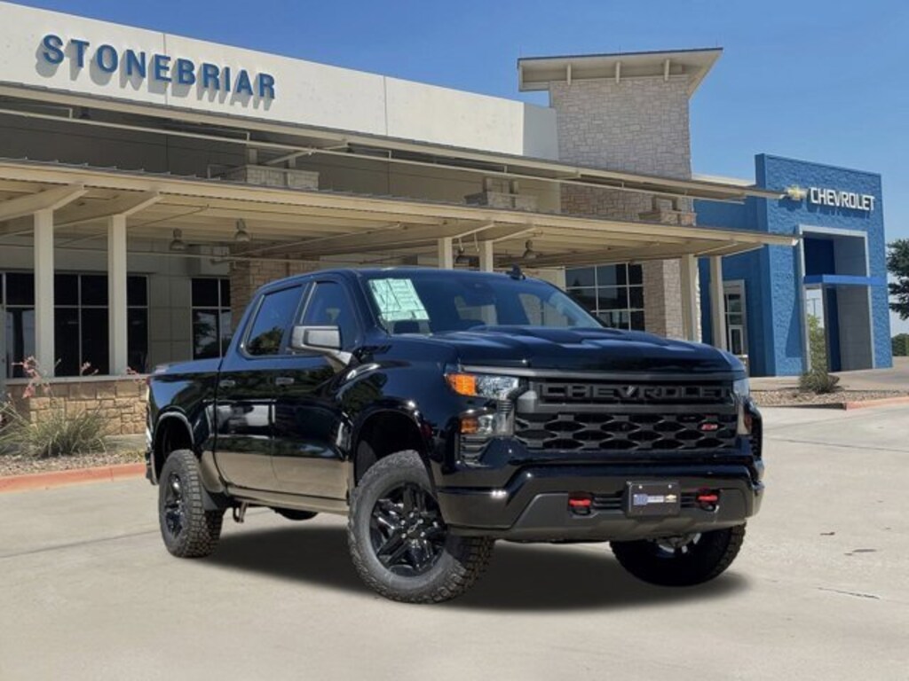 New 2026 Chevrolet Silverado 1500 Custom Trail Boss Truck Crew Cab