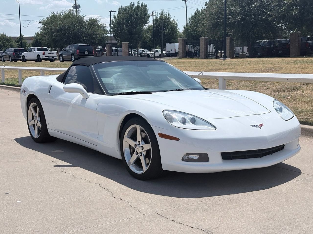 Arctic White 2007 Chevrolet Corvette Convertible Rear-Wheel Drive Automatic