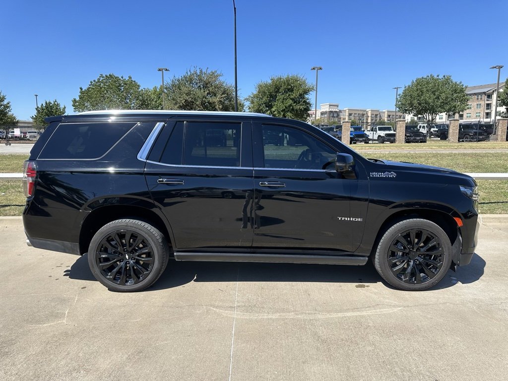 Used 2021 Chevrolet Tahoe High Country with VIN 1GNSCTKL4MR105917 for sale in Frisco, TX