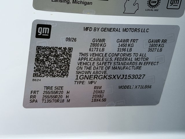 2027 Chevrolet Traverse LT - Photo 27