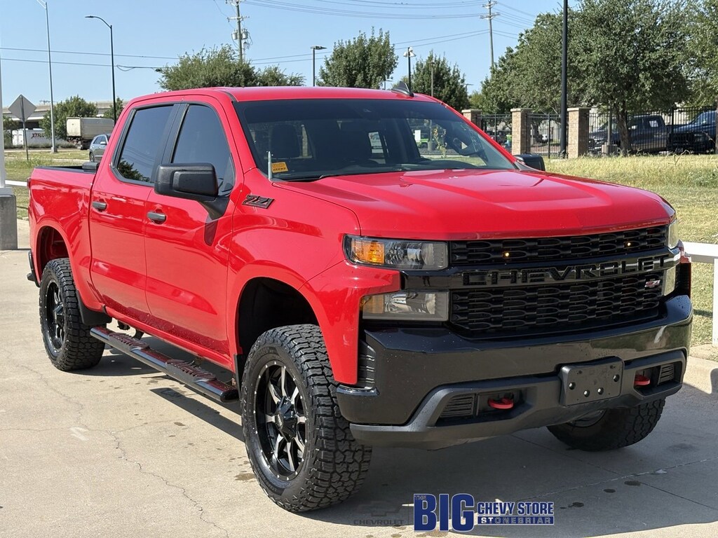Used 2021 Chevrolet Silverado 1500 Custom Trail Boss Truck Crew Cab