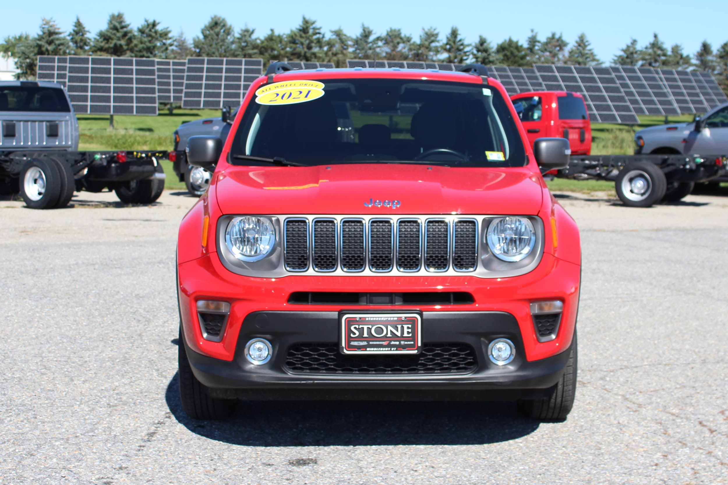 Used 2021 Jeep Renegade Limited with VIN ZACNJDD19MPM30569 for sale in Middlebury, VT