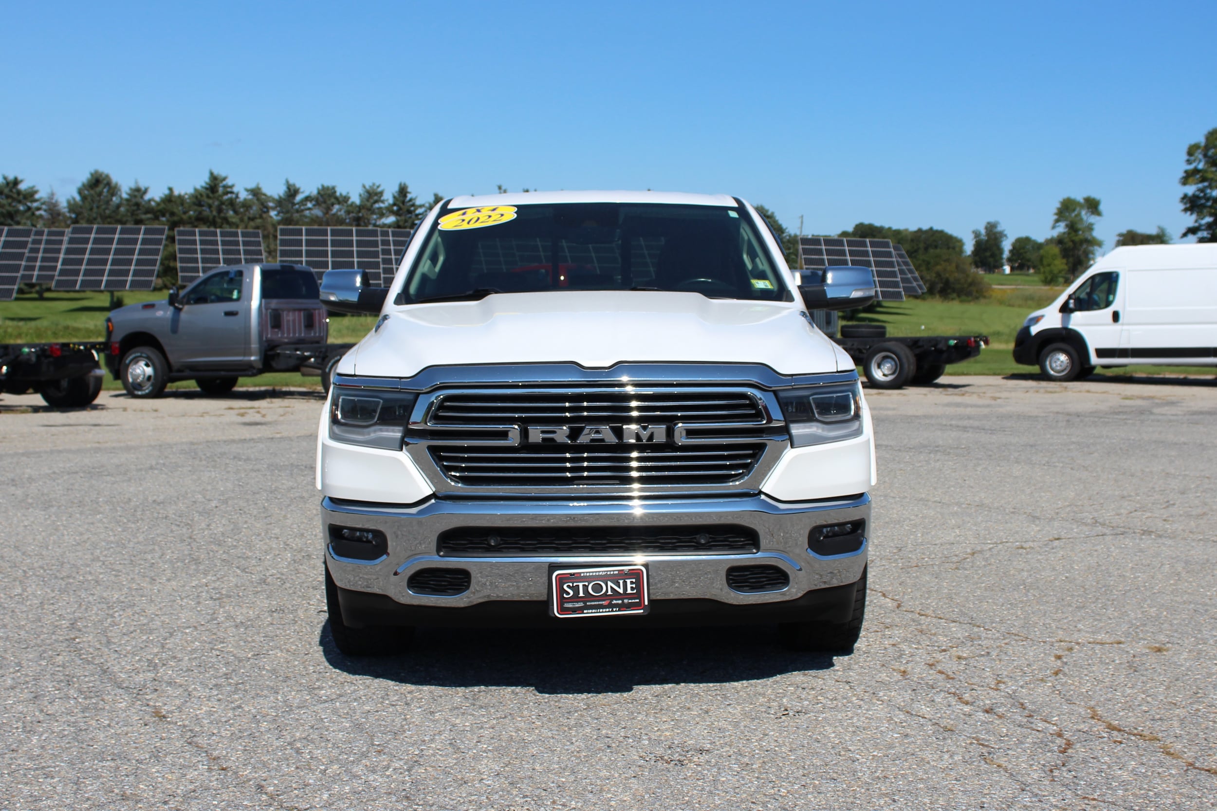 Used 2022 RAM Ram 1500 Pickup Laramie with VIN 1C6SRFJT5NN313346 for sale in Middlebury, VT