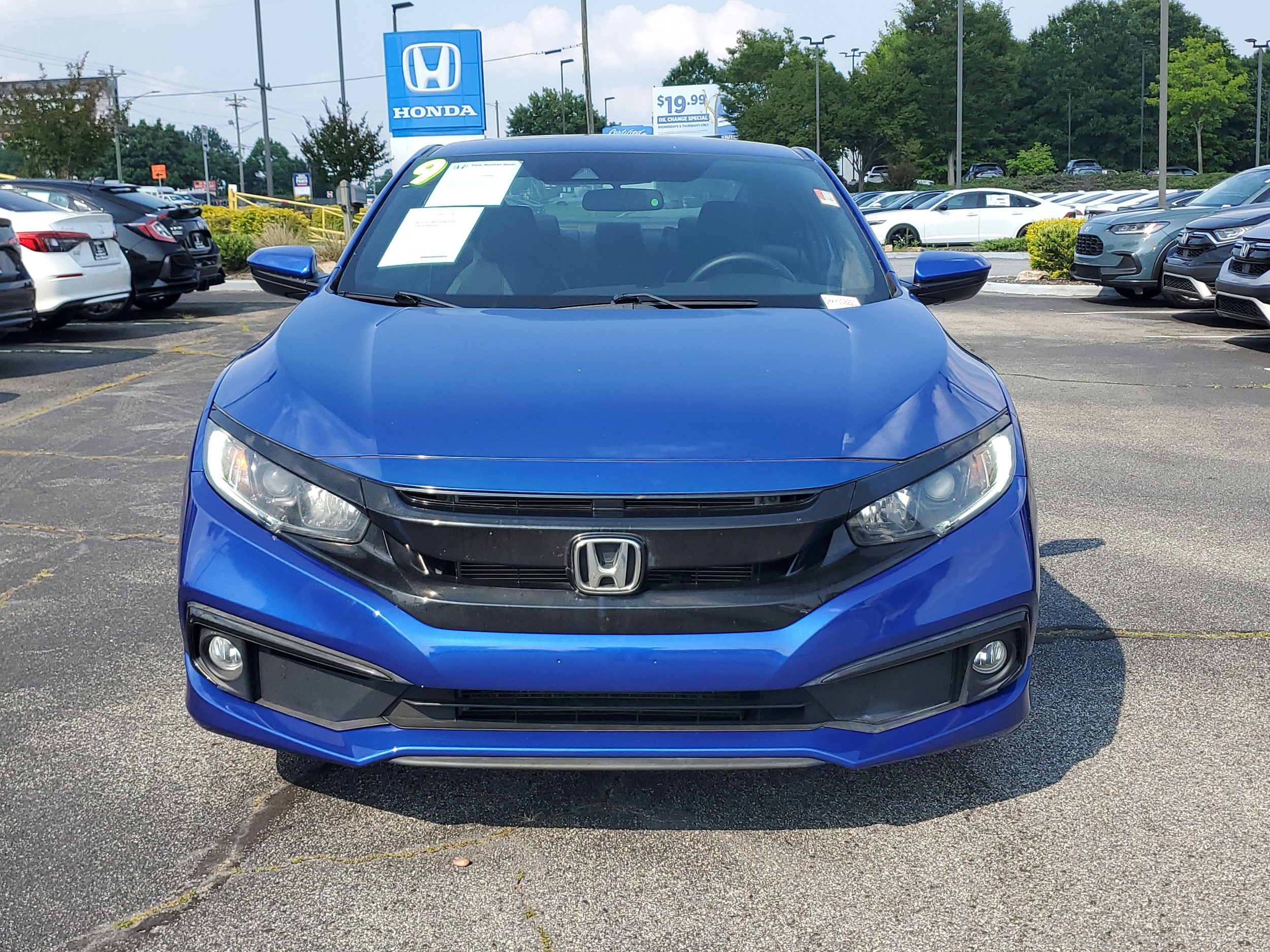 Used 2019 Honda Civic Sport with VIN 2HGFC4B89KH309221 for sale in Snellville, GA