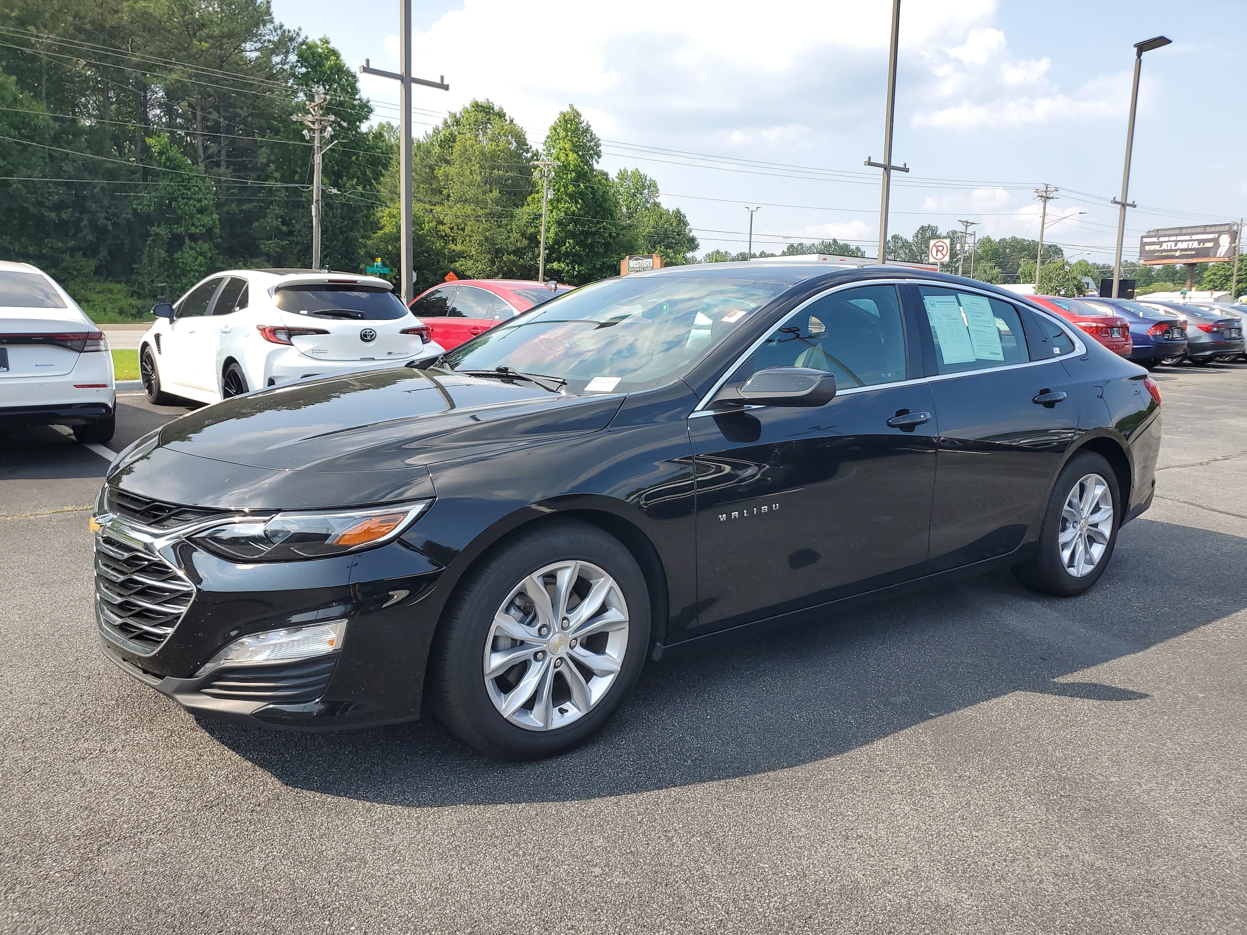 Used 2023 Chevrolet Malibu 1LT with VIN 1G1ZD5ST7PF226455 for sale in Snellville, GA