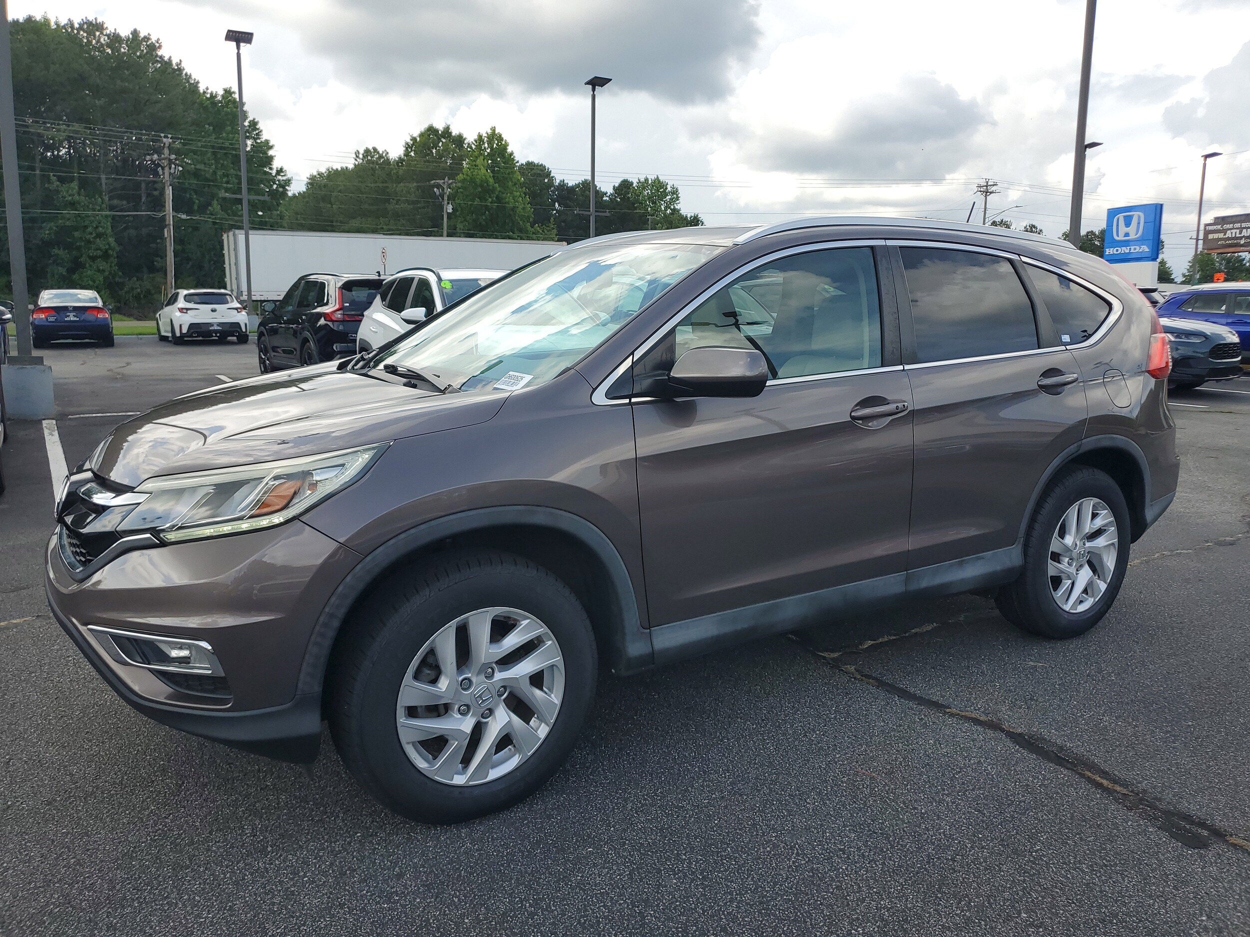 Used 2016 Honda CR-V EX-L with VIN 2HKRM4H78GH600525 for sale in Snellville, GA