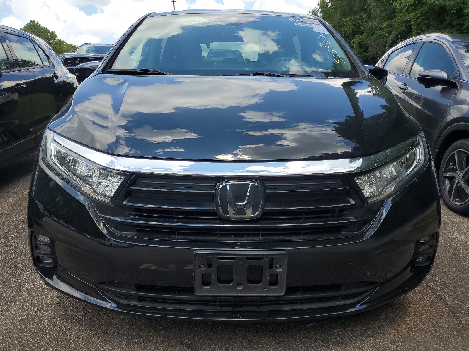 Used 2021 Honda Odyssey EX-L with VIN 5FNRL6H77MB025763 for sale in Snellville, GA