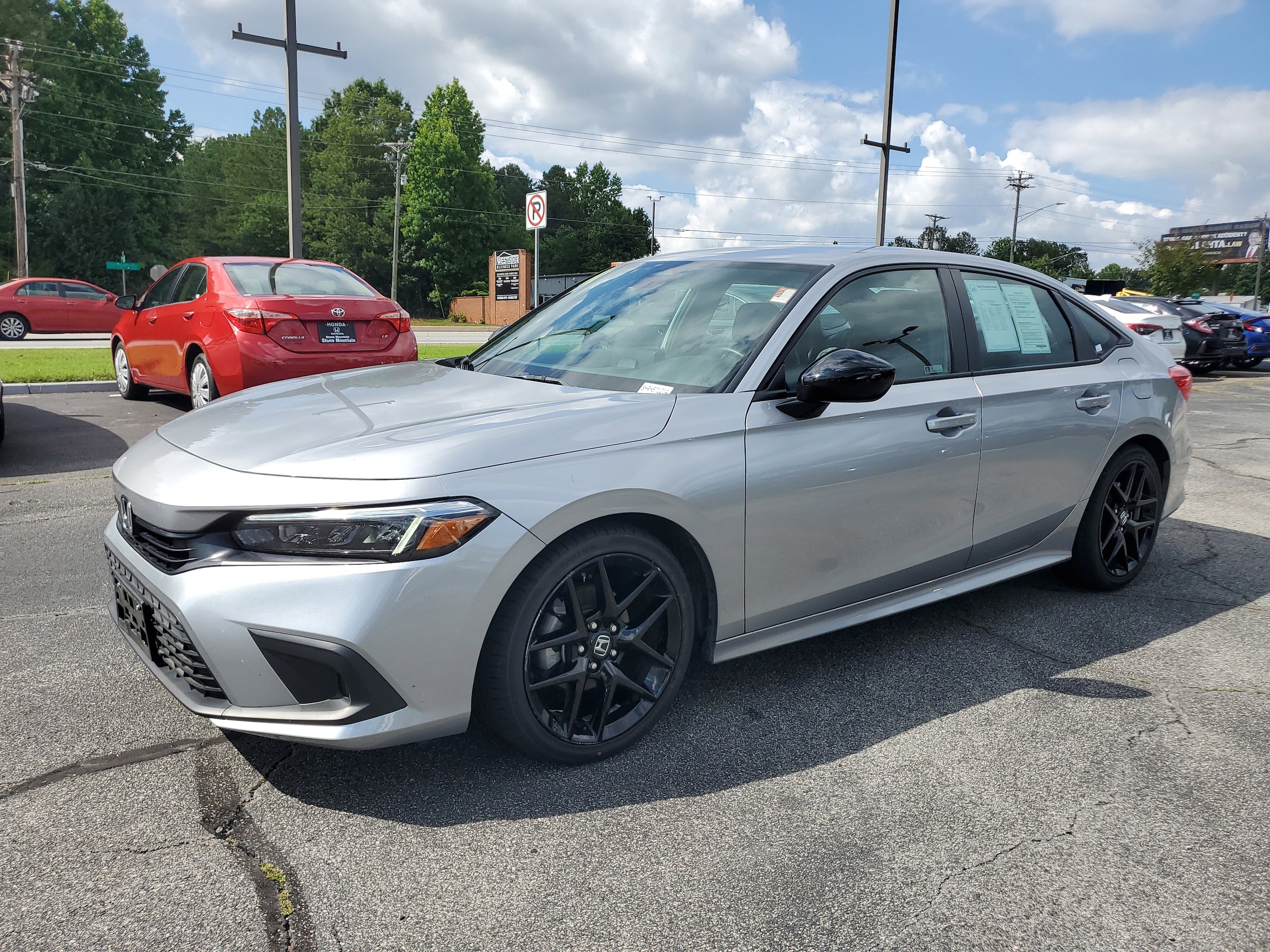 Used 2024 Honda Civic Sport with VIN 2HGFE2F55RH571214 for sale in Snellville, GA