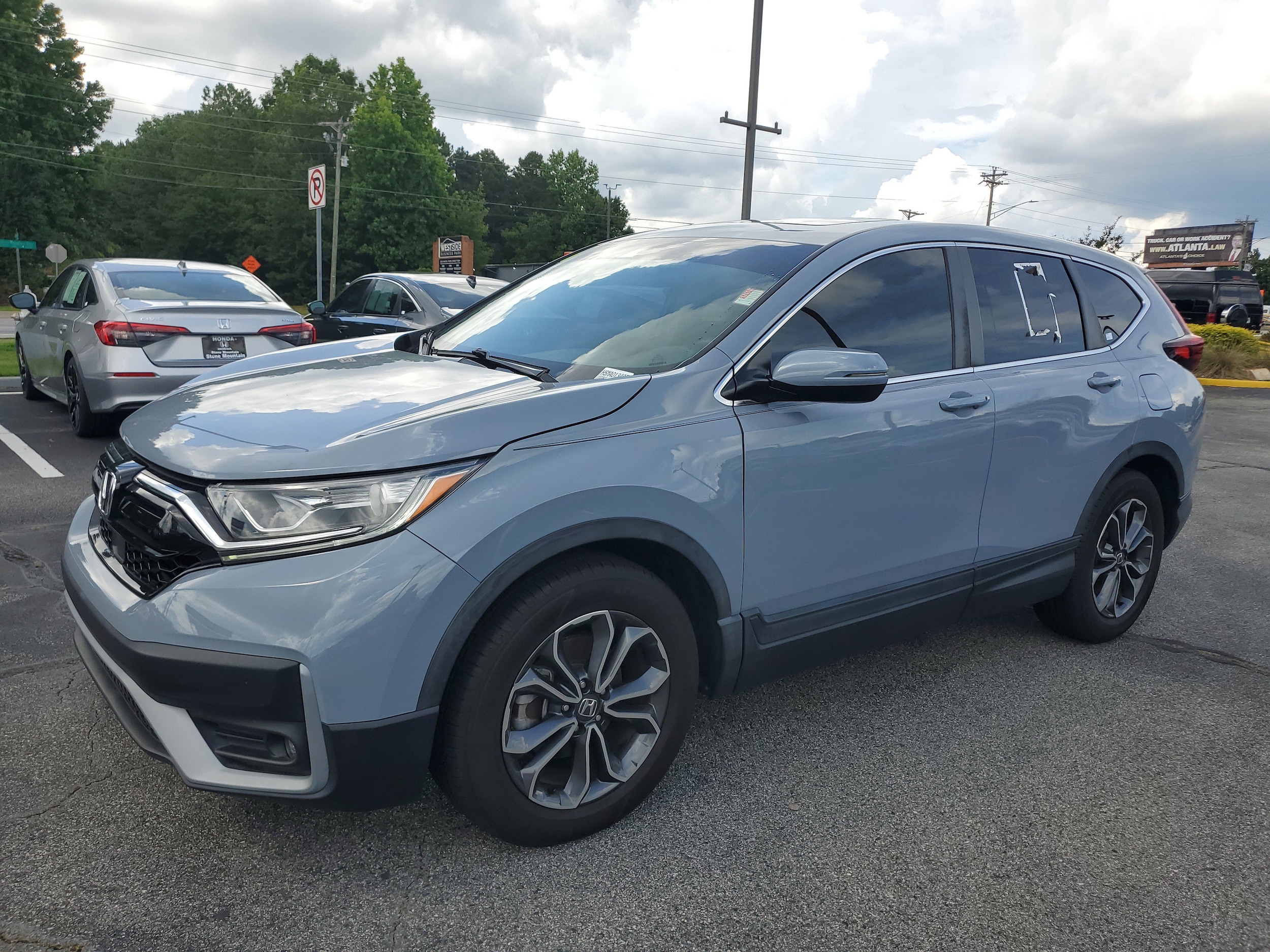 Used 2021 Honda CR-V EX with VIN 5J6RW1H58MA013407 for sale in Snellville, GA