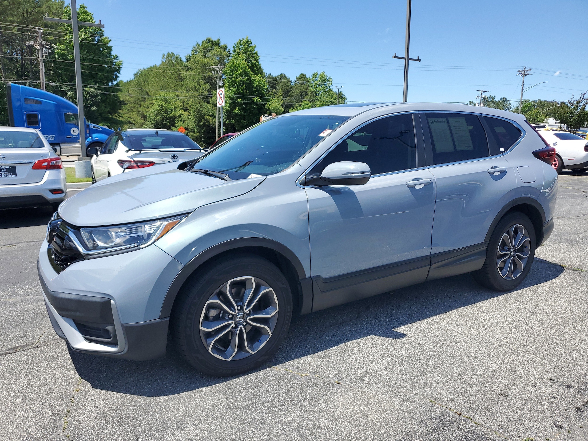 Used 2020 Honda CR-V EX-L with VIN 2HKRW1H84LH408353 for sale in Snellville, GA