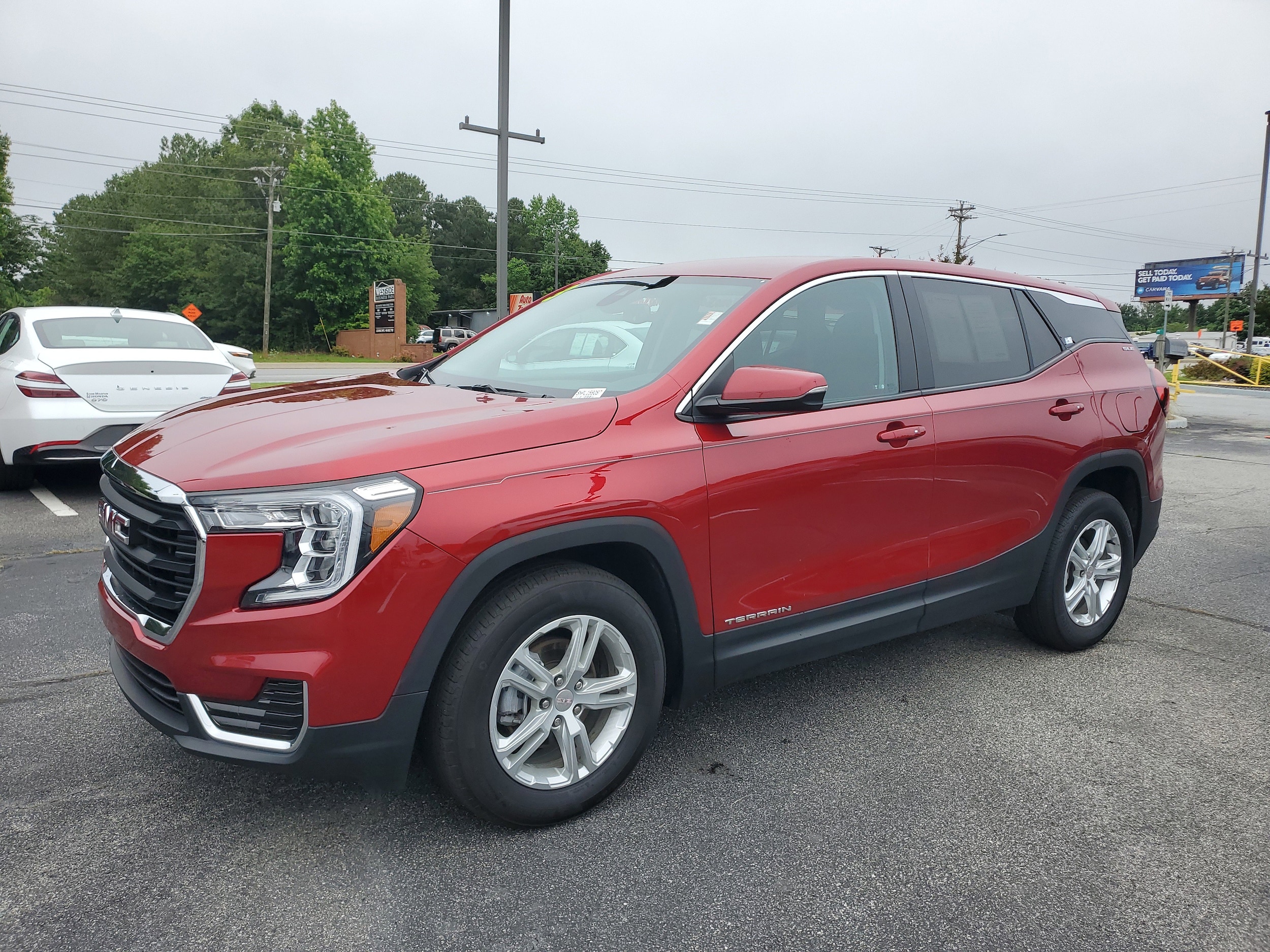 Used 2023 GMC Terrain SLE with VIN 3GKALMEG5PL159087 for sale in Snellville, GA