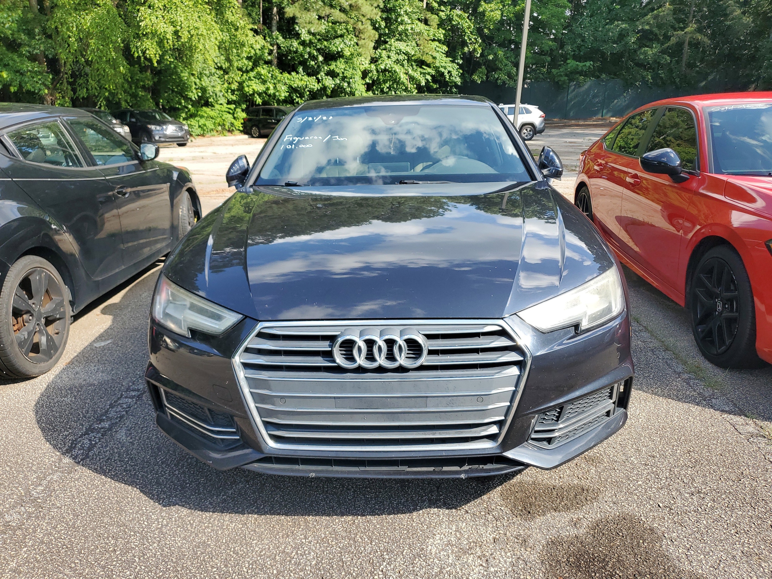 Used 2017 Audi A4 Premium Plus with VIN WAULNAF49HN035503 for sale in Snellville, GA