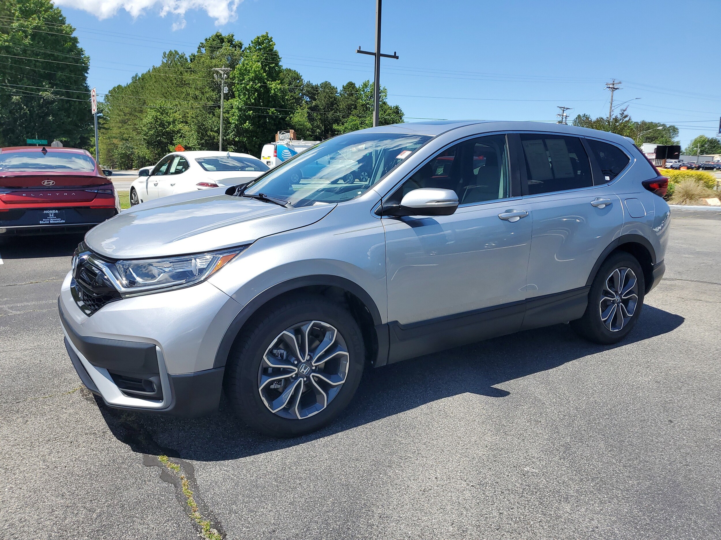 Used 2022 Honda CR-V EX with VIN 5J6RW1H51NA015369 for sale in Snellville, GA