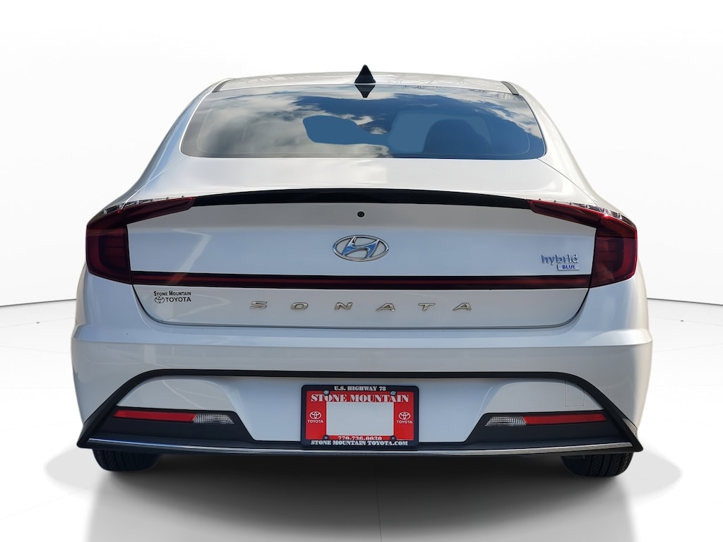 Used 2021 Hyundai Sonata Hybrid Blue Sedan