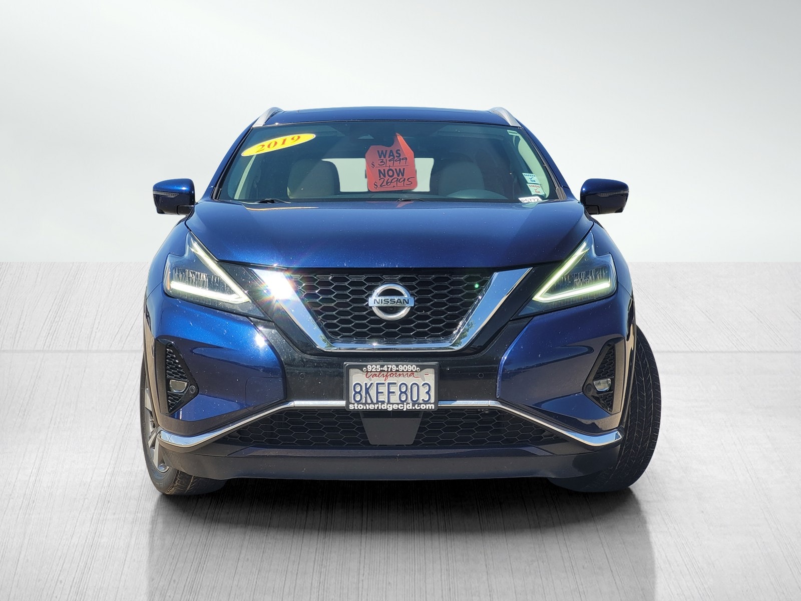 Used 2019 Nissan Murano SL with VIN 5N1AZ2MJ2KN121901 for sale in Pleasanton, CA