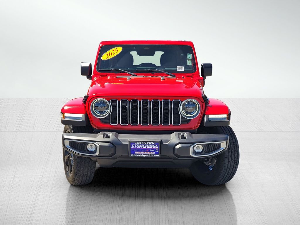 Used 2025 Jeep Wrangler 4xe Sahara 4XE with VIN 1C4RJXP64SW579498 for sale in Pleasanton, CA