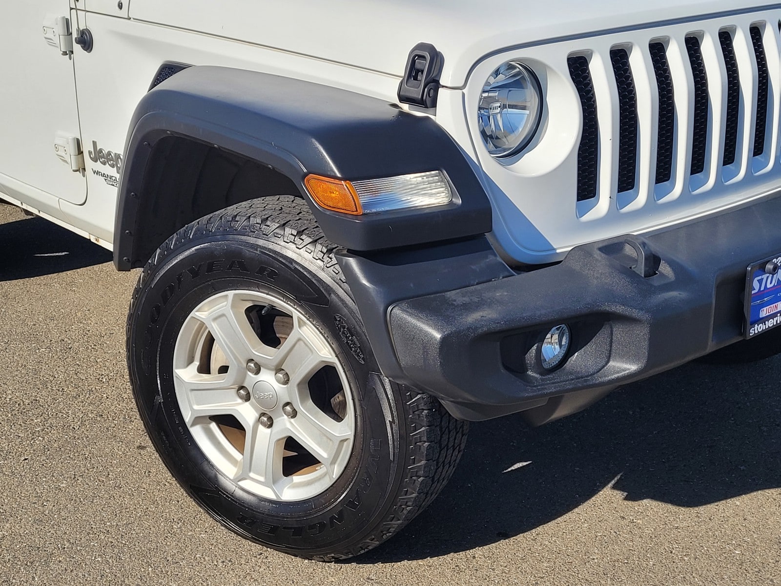 Used 2020 Jeep Wrangler Sport S with VIN 1C4GJXAN0LW199986 for sale in Pleasanton, CA