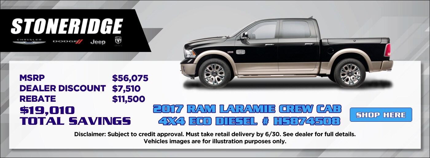 Stoneridge Chrysler Dodge Jeep Ram Pleasanton, CA New 20182019