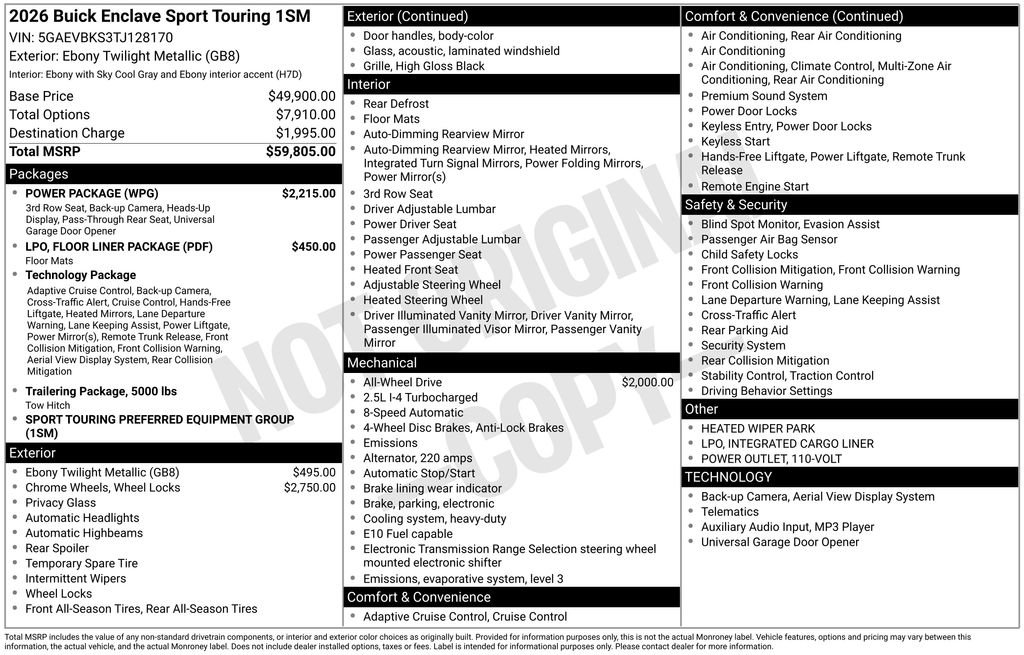 2026 Buick Enclave Sport Touring - Photo 2