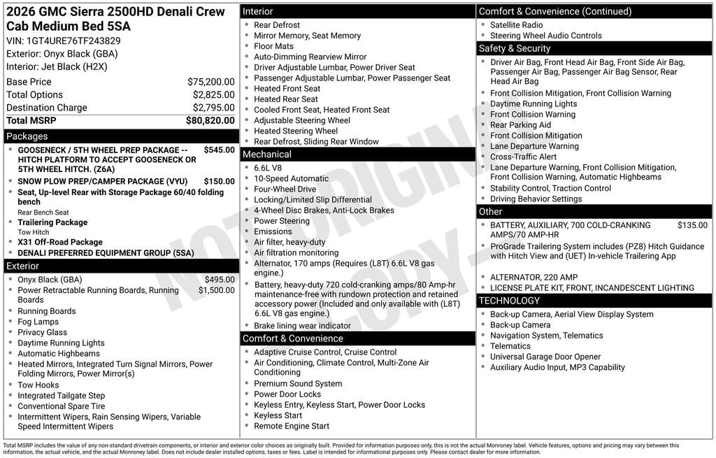 2026 GMC Sierra 4WD Crew Cab Standard Box Denali's photo