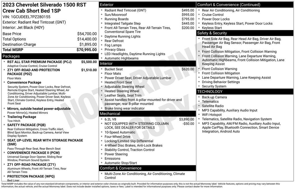 Used 2023 Chevrolet Silverado 1500 RST Truck Crew Cab