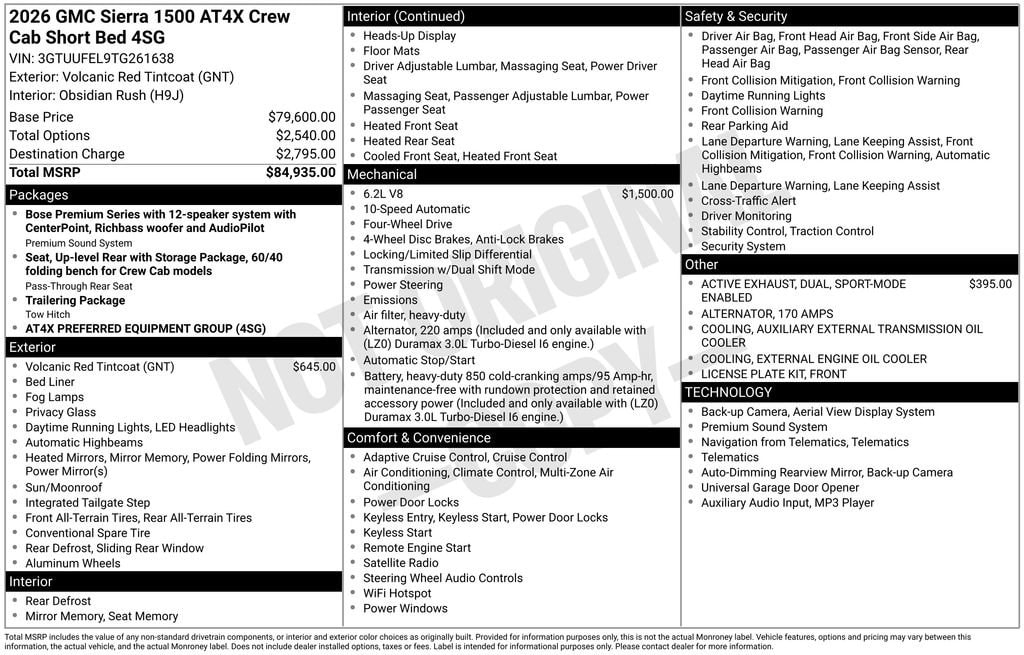 2026 GMC Sierra 1500 AT4X - Photo 2