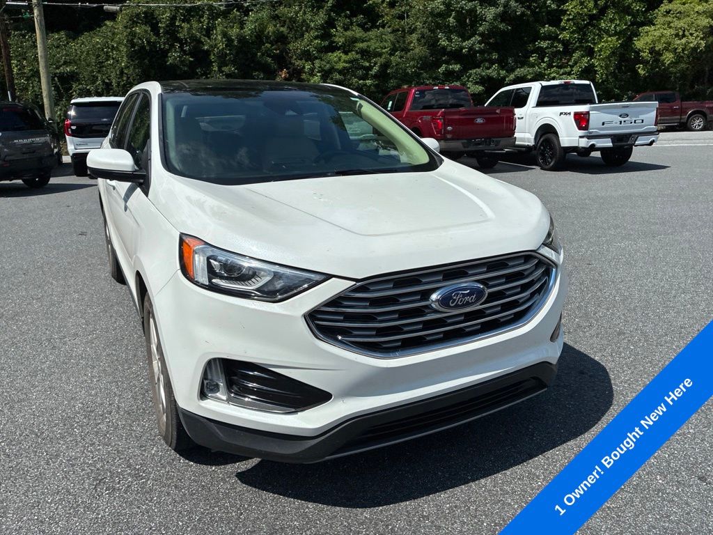 Used 2021 Ford Edge SEL with VIN 2FMPK4J9XMBA37151 for sale in Tryon, NC