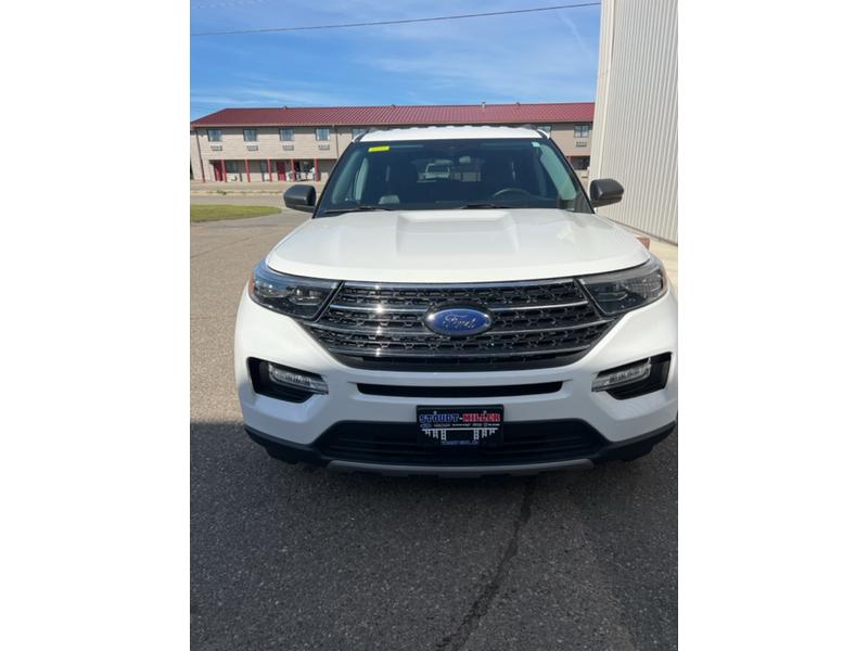 Used 2021 Ford Explorer XLT with VIN 1FMSK8DH0MGC43916 for sale in Valley City, ND