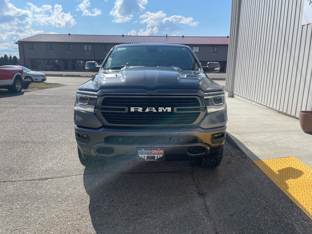 Used 2019 RAM Ram 1500 Pickup Laramie with VIN 1C6SRFJT0KN610035 for sale in Valley City, ND