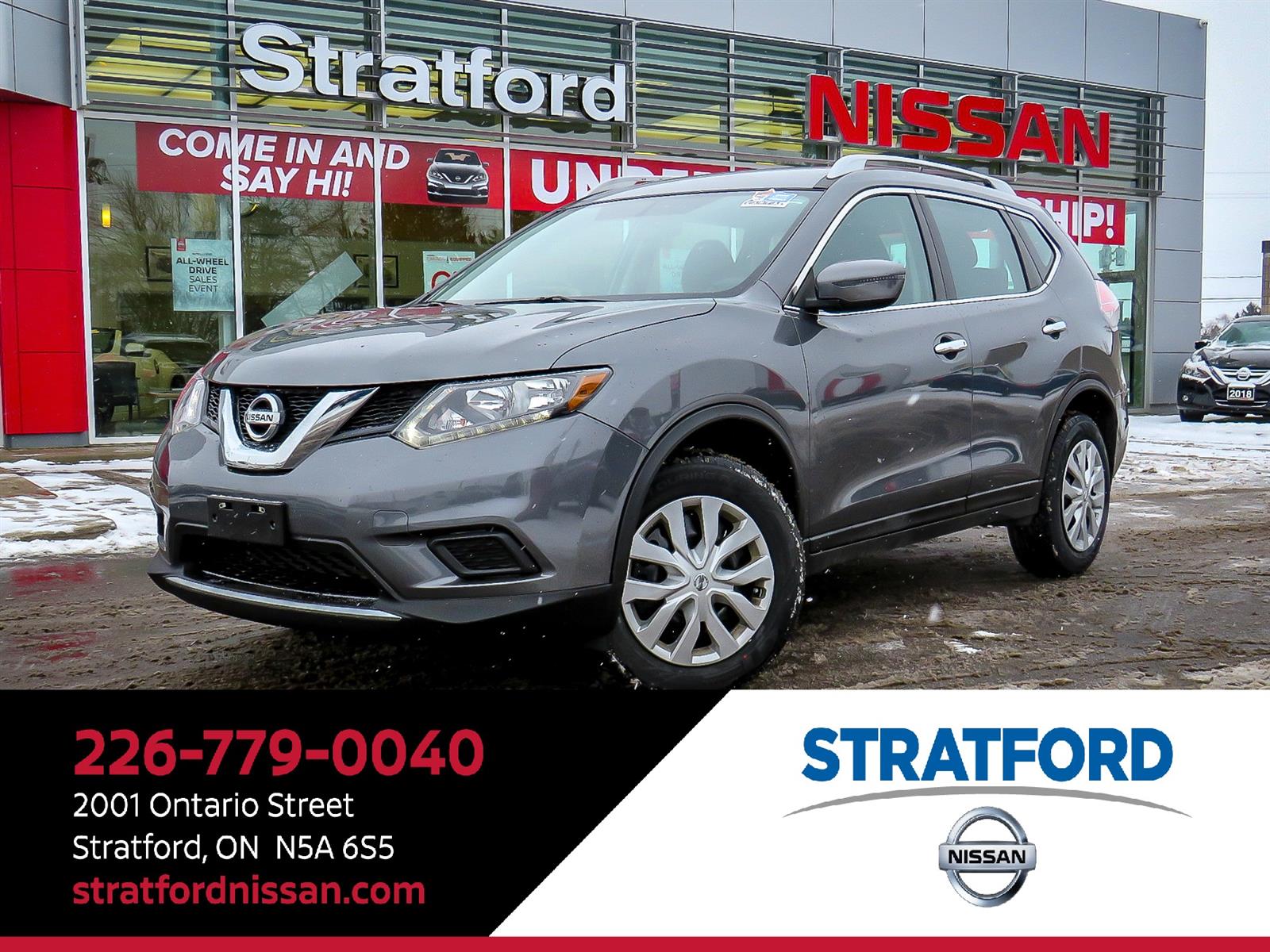 2016 Nissan Rogue S|AWD|Backup Cam|Bluetooth|