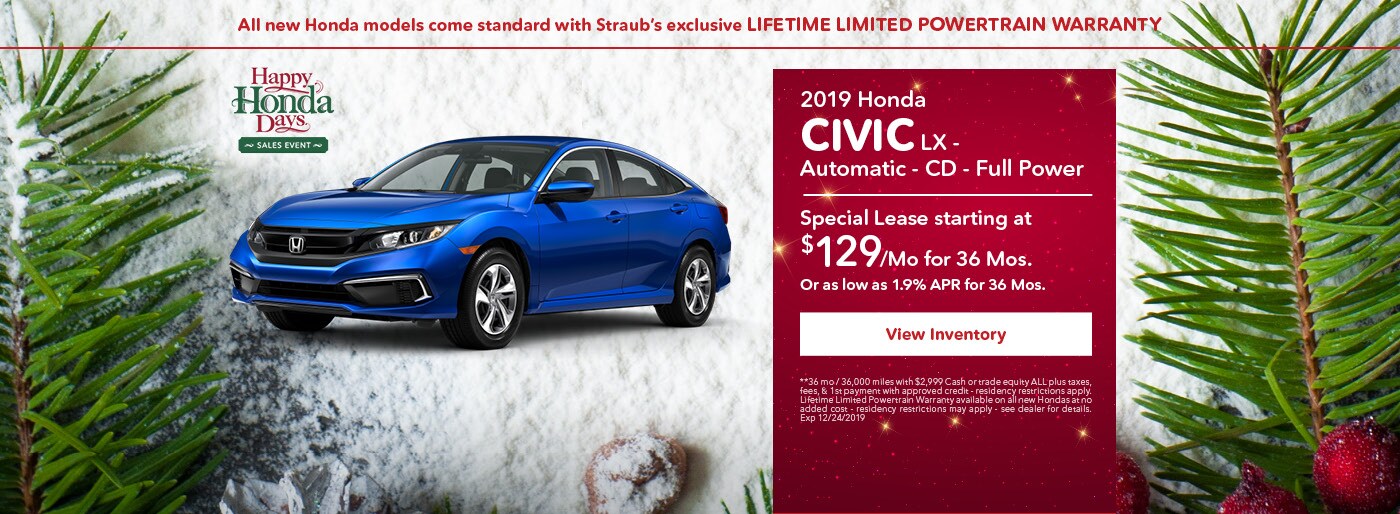 Straub Honda New Honda & Used Car Dealer near wheeling, Pittsburgh and Washington PA