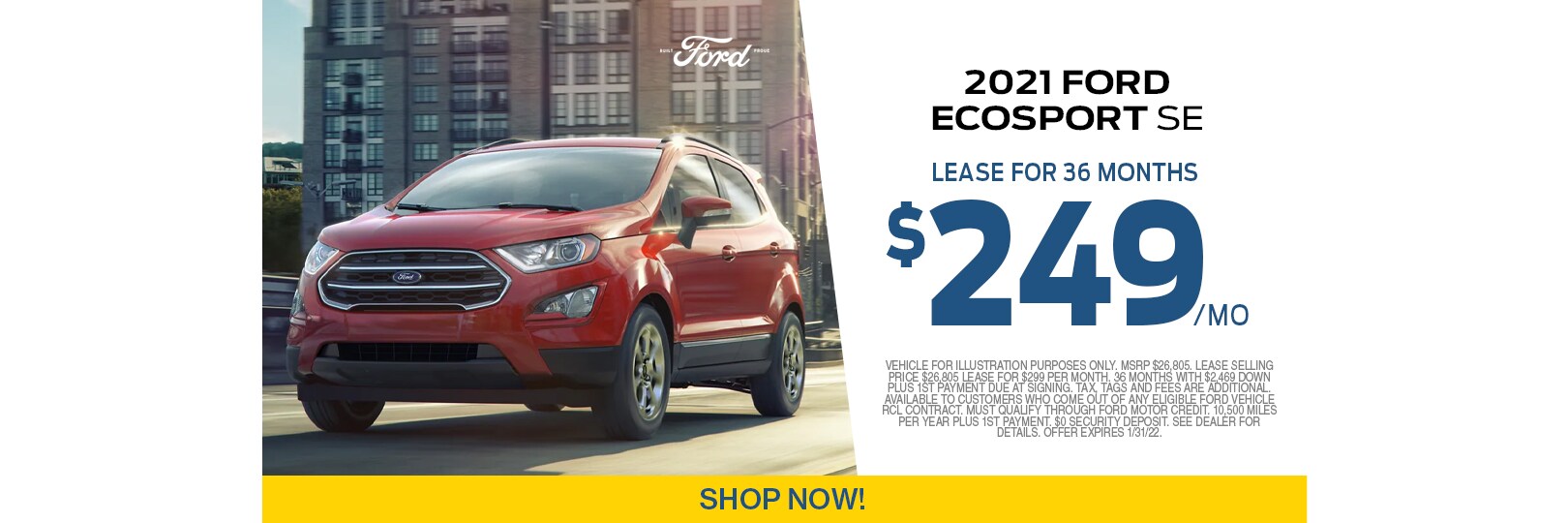 New 2021 Ford Ecosport