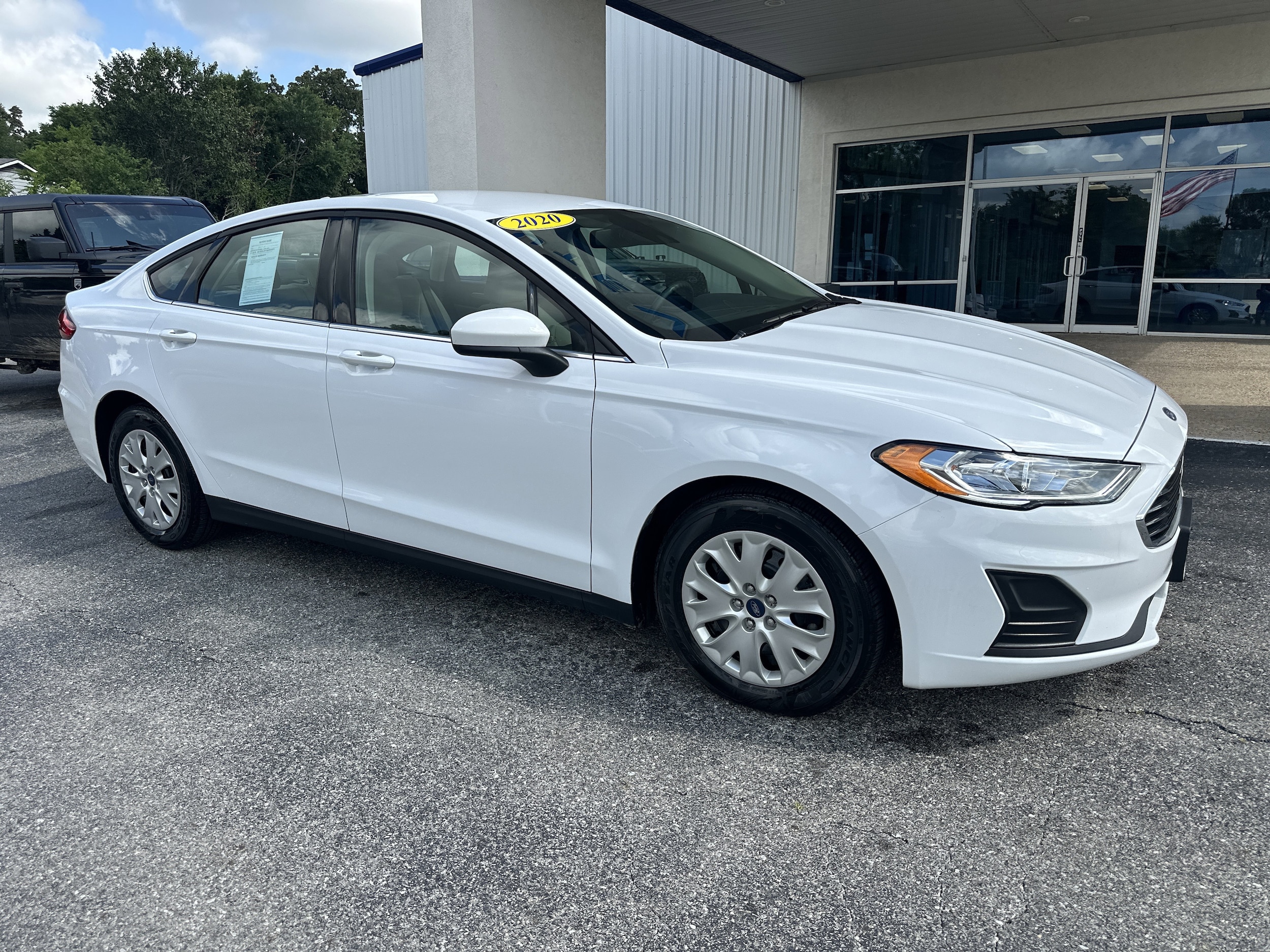 Used 2020 Ford Fusion S with VIN 3FA6P0G76LR201498 for sale in Atoka, OK