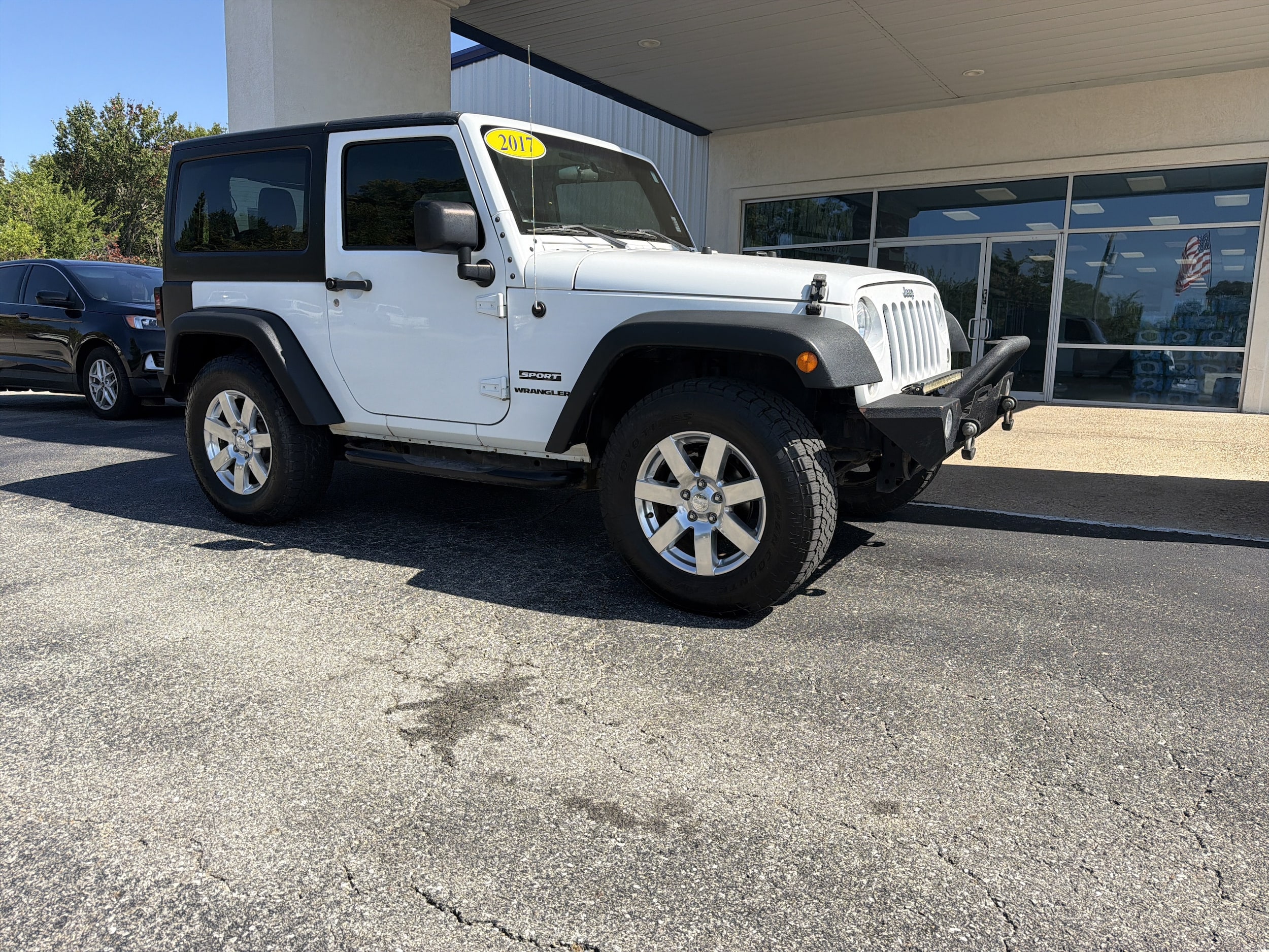 Used 2017 Jeep Wrangler Sport with VIN 1C4AJWAG3HL682575 for sale in Atoka, OK