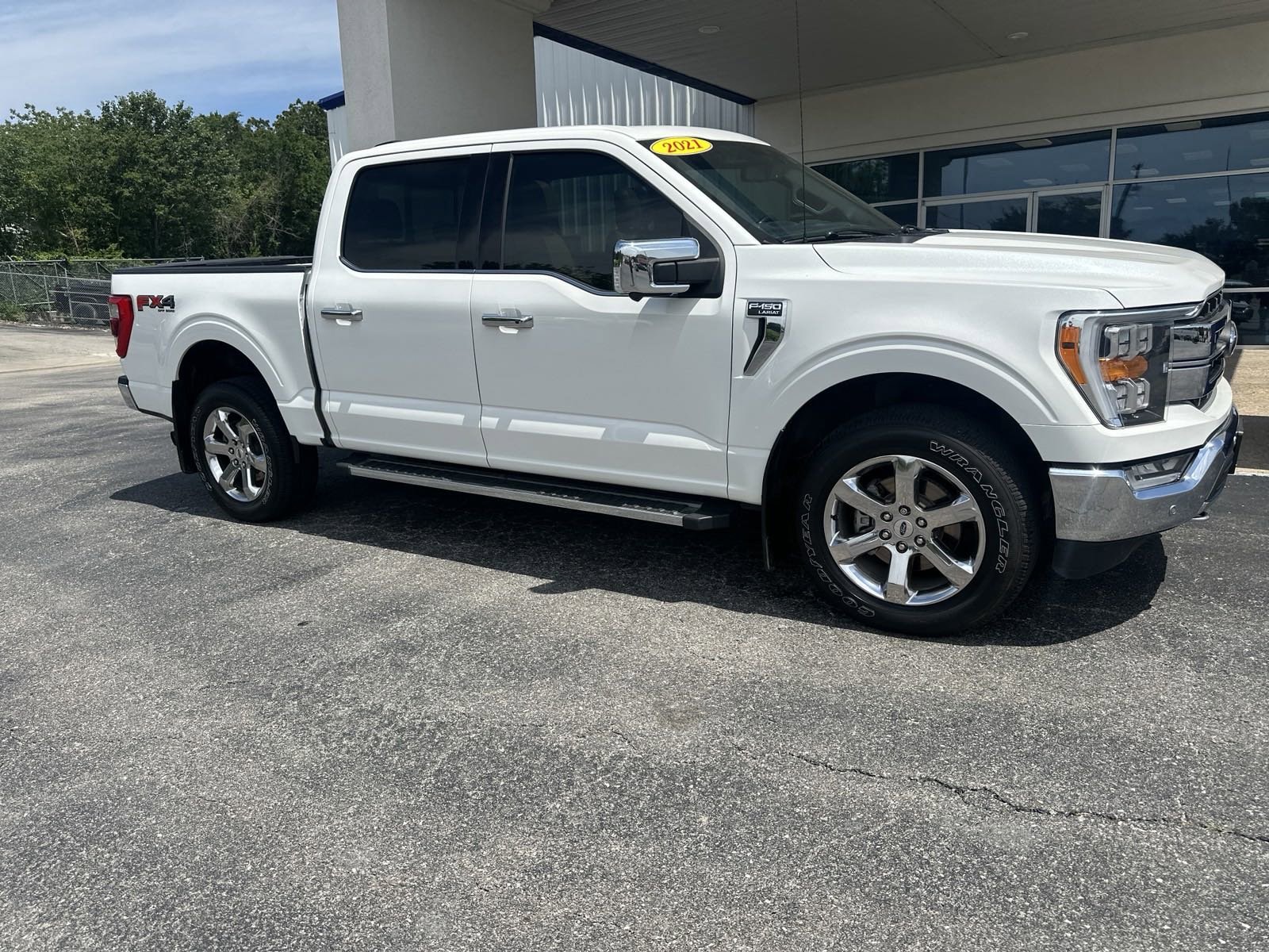 Used 2021 Ford F-150 Lariat with VIN 1FTFW1E83MFA25975 for sale in Atoka, OK