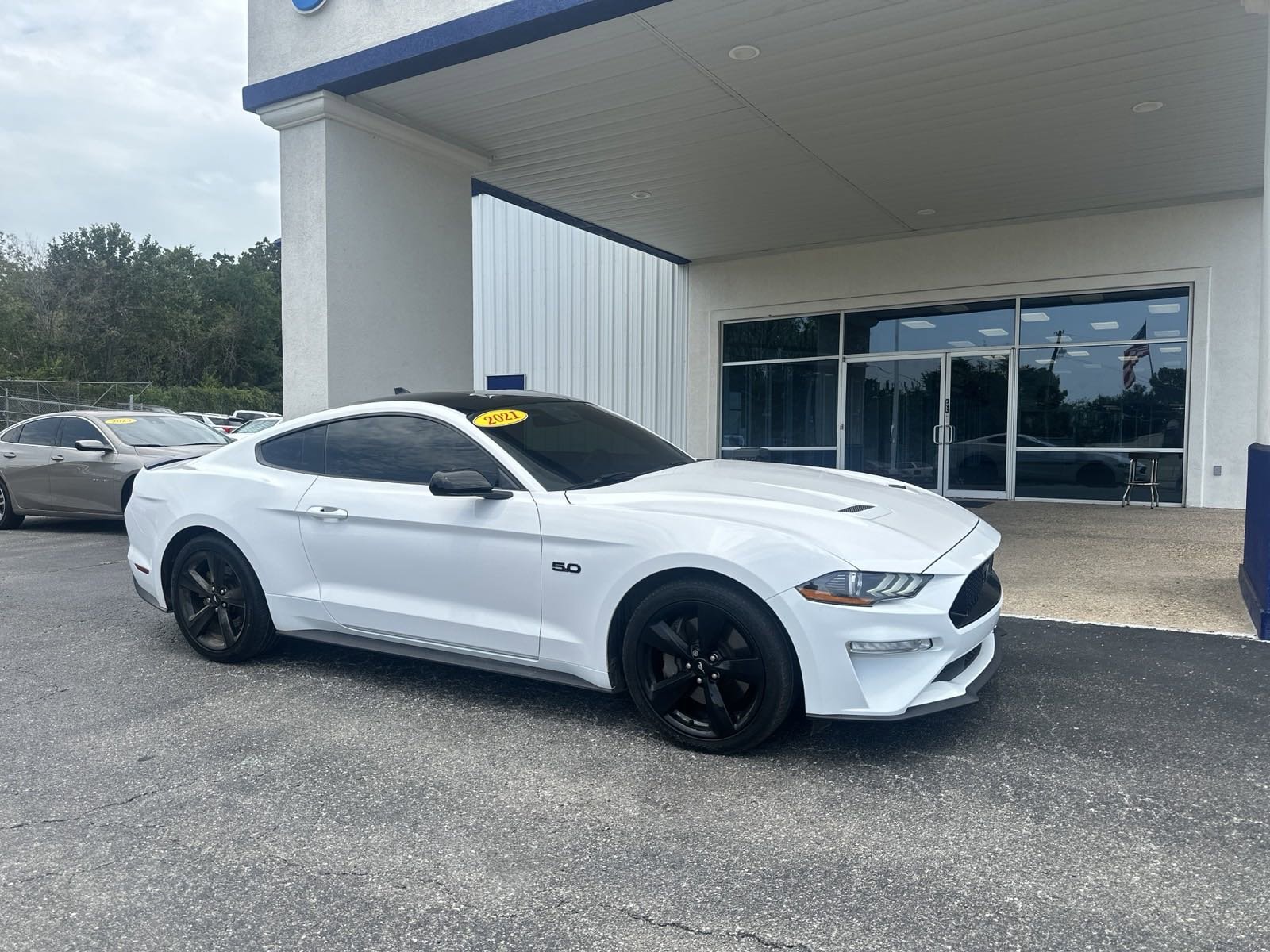 Used 2021 Ford Mustang GT with VIN 1FA6P8CF7M5109638 for sale in Atoka, OK